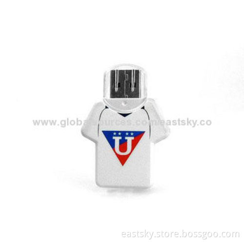 Custom Shirt-shaped USB Flash Drive with Hot-swap and Plug-and-play Features, OEM ServicesNew